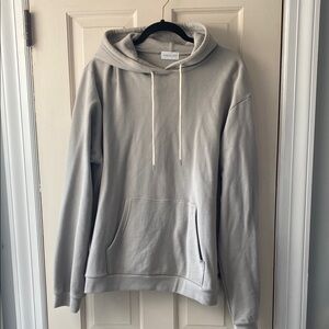 John Elliott Light Gray Hoodie